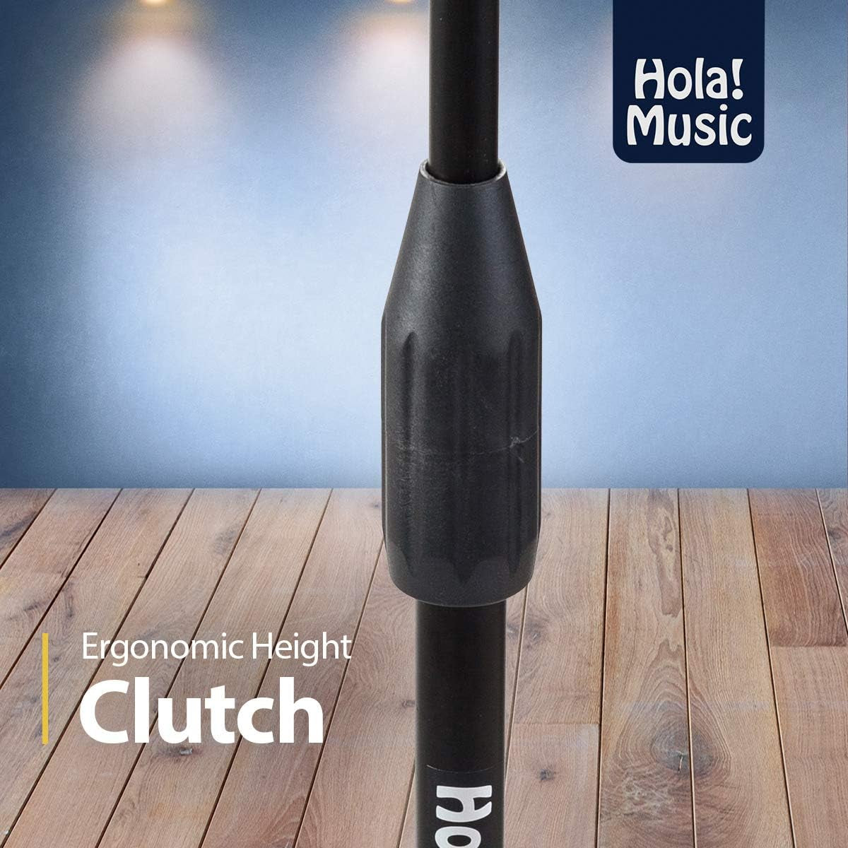 Mic Stand W/Adjustable Height for Home, Studio, Office or Stage Use – Weighted Base