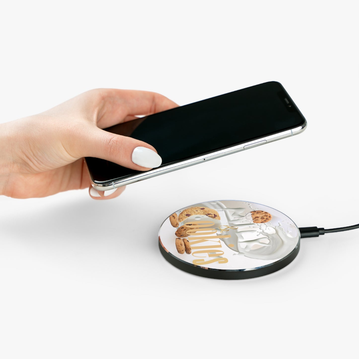 Wireless Charger – Milk & Cookies