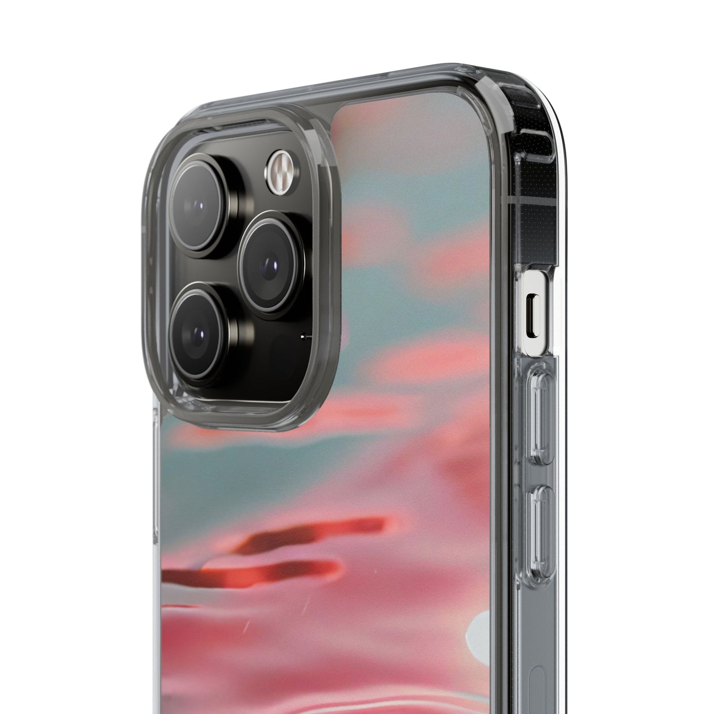 Clear Phone Case – Liquid Sunset