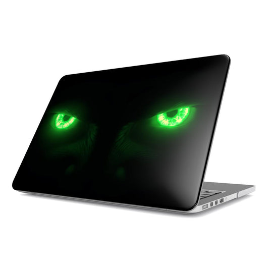 Laptop Case – Neon Green Monster Eyes