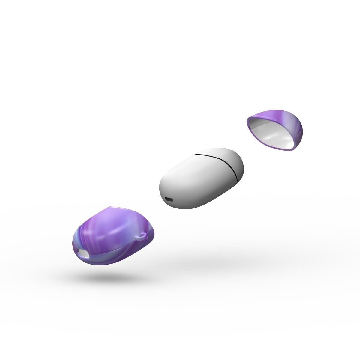 Earbud Tough Case – Lavender Wave