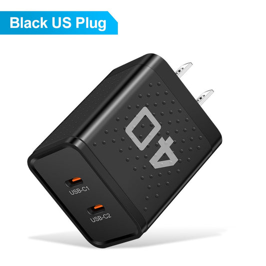USB-C Wall Charger – Dual Port 40W Fast Charging