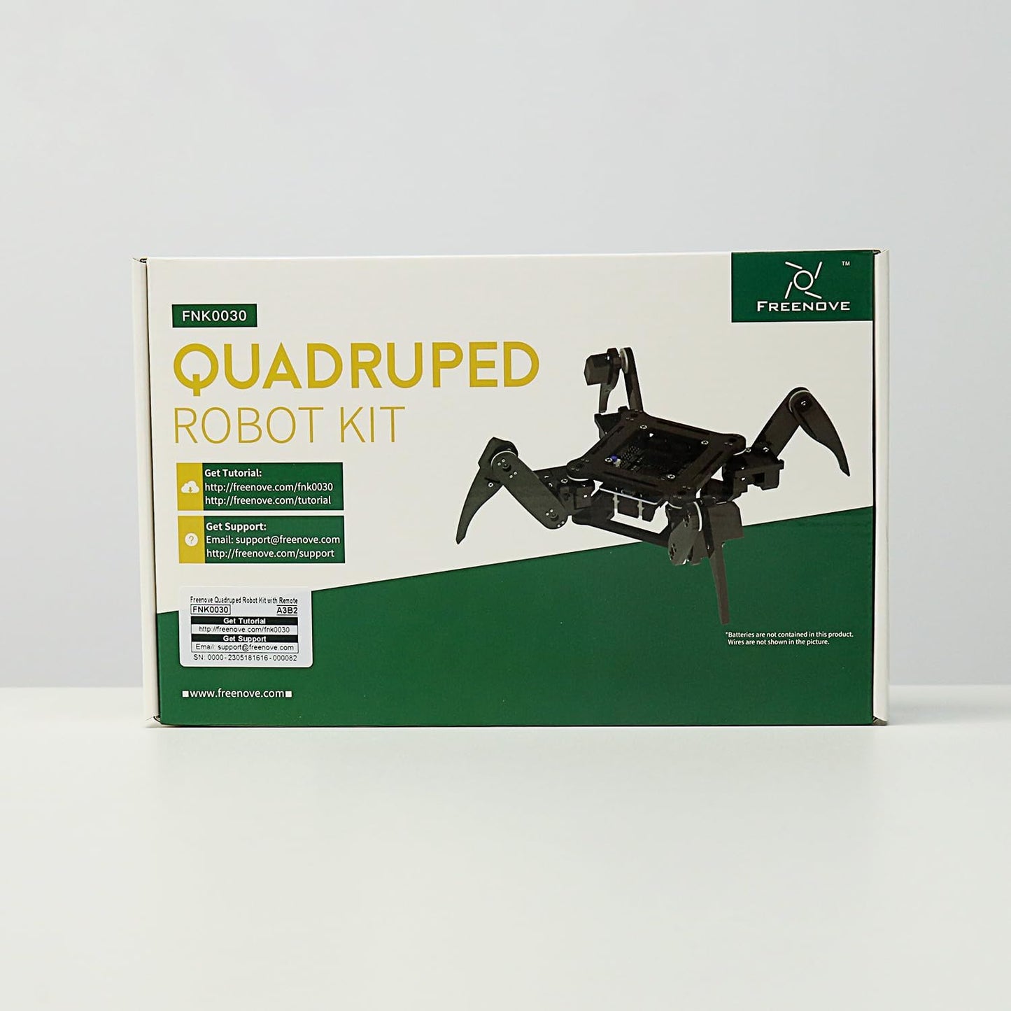 Arduino Quadruped Robot Kit: Remote, App Control, Walking/Crawling/Twisting