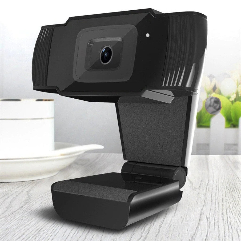 720P HD Webcam with Mic Rotatable PC Desktop Web Camera Cam Mini Computer Webcamera Cam Video Recording Work in Stock