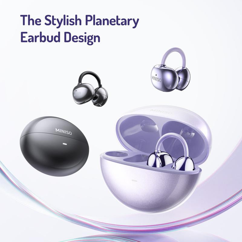 Comfortable Open Ear Wireless Earbuds: MINISO MS192 (50H Battery, Clip-On)