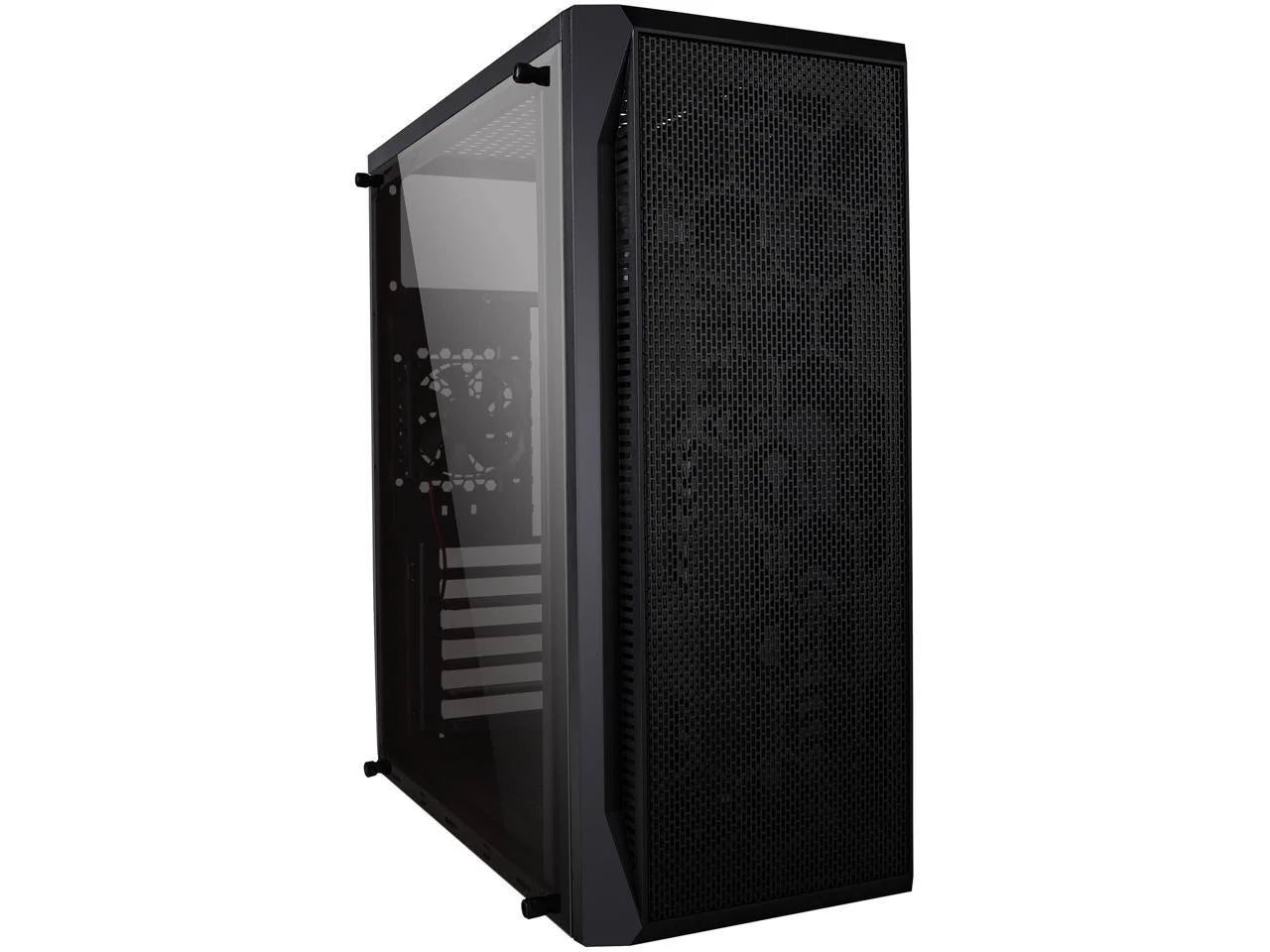 DIY-S07 ATX Mid Tower Computer Case, Black
