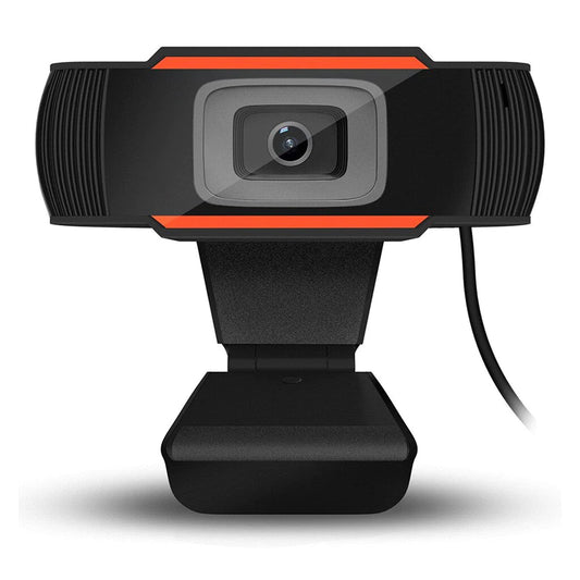720P HD Webcam with Mic Rotatable PC Desktop Web Camera Cam Mini Computer Webcamera Cam Video Recording Work in Stock