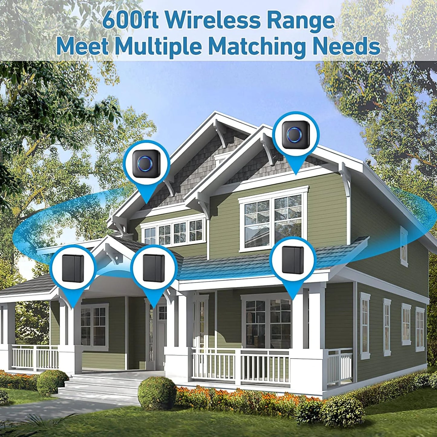 , 16Ft Black Motion Household Sensors & Alarms