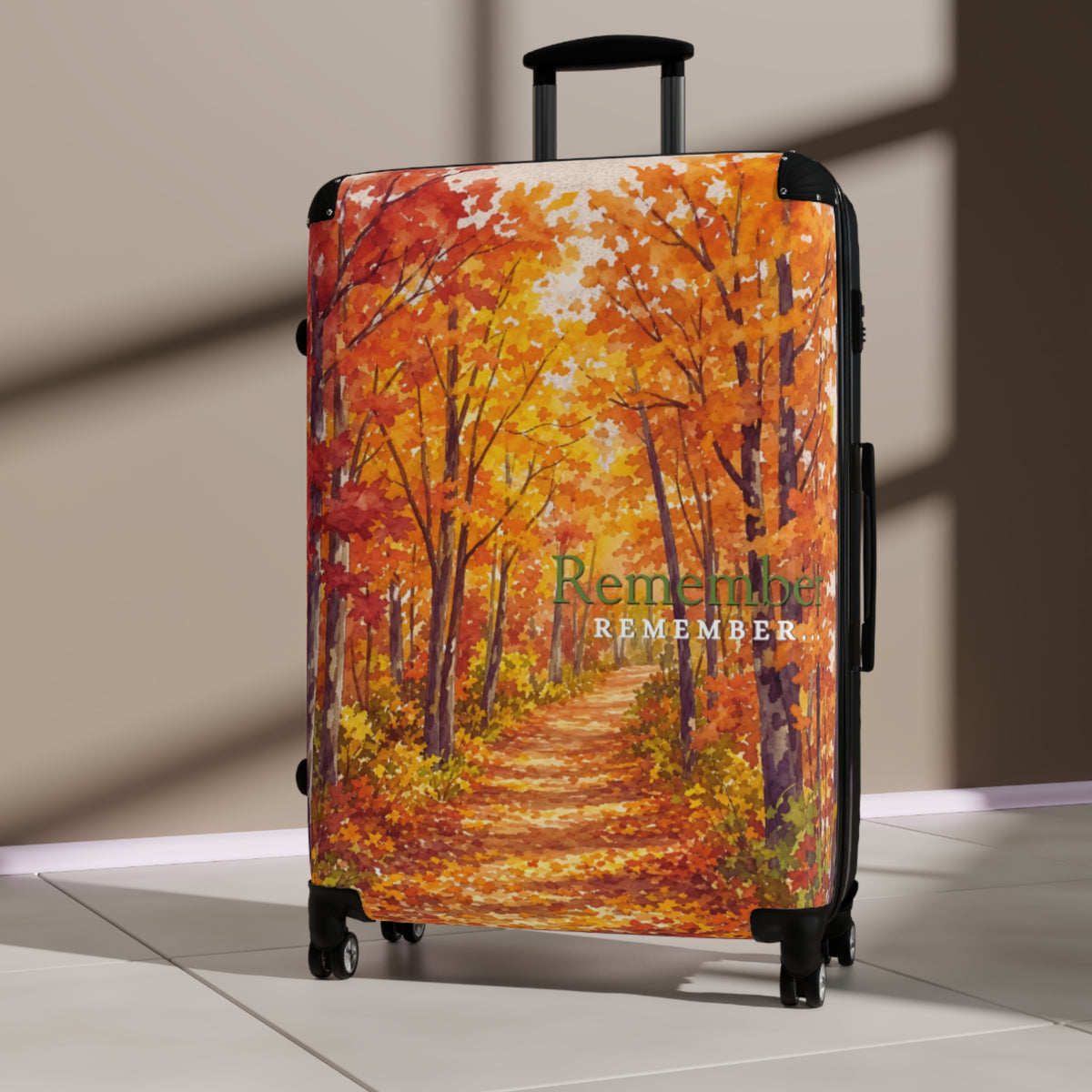 Hard-Shell Suitcase – Autumn Remembered