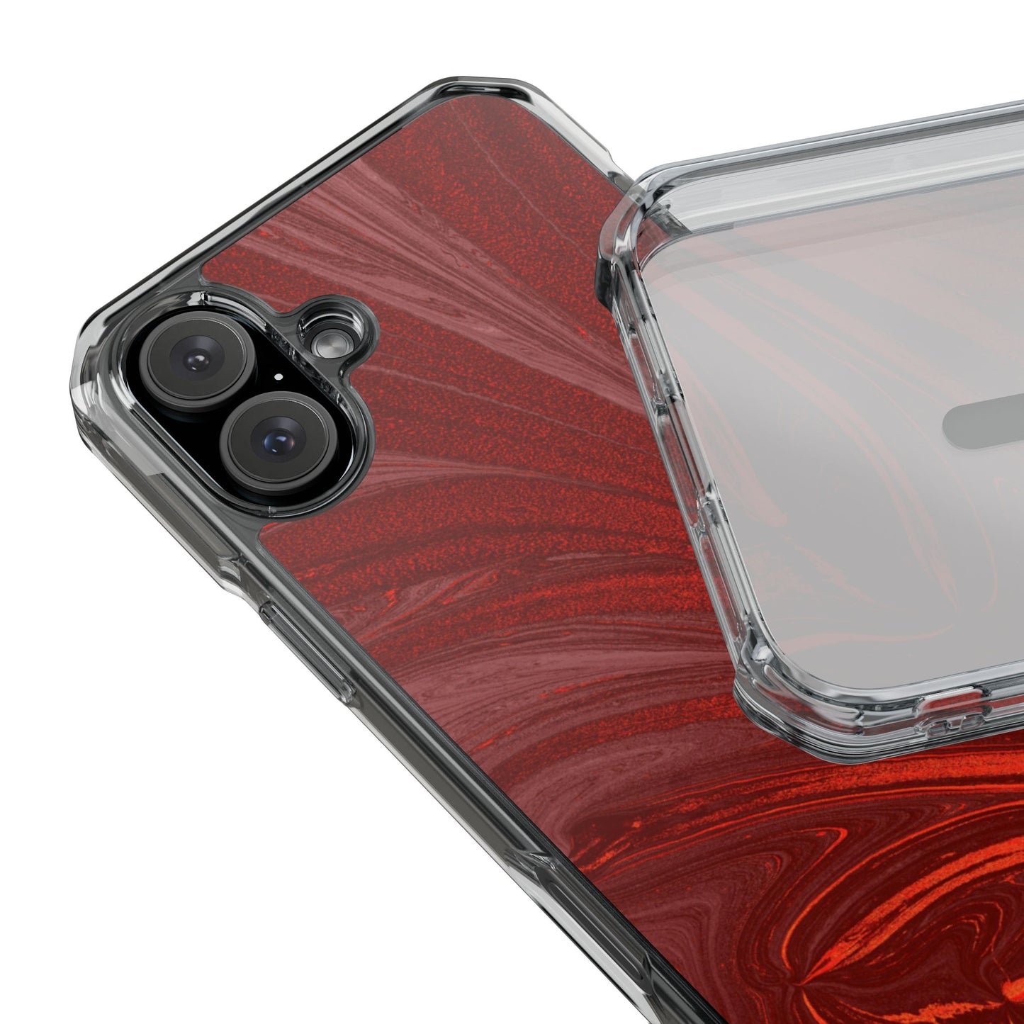Clear Magnetic Phone Case – Crimson Current