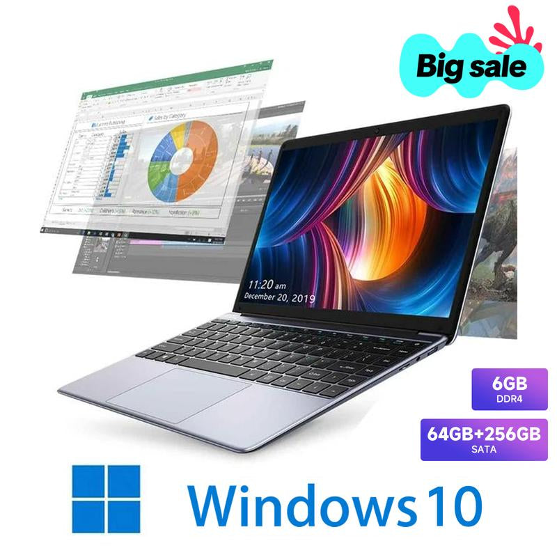 14.1 Intel Celeron N3350 Windows 10 192GB SSD 6GB RAM Windows 10 320GB SSD Expand Intel Celeron 2K TN 5G Wifi USB3.2 TF Card Laptop Cpu