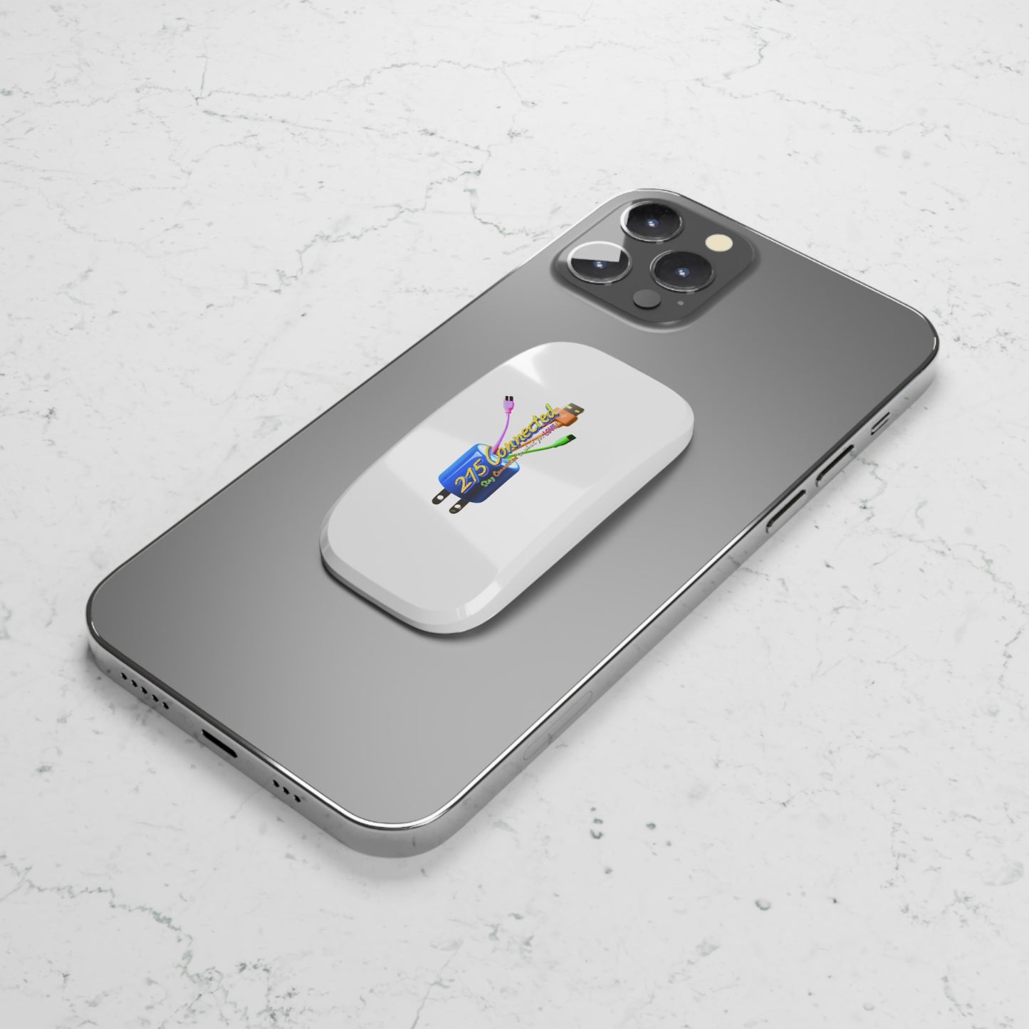 Phone Grip – 215 Connected Official Logo Click-On Holder