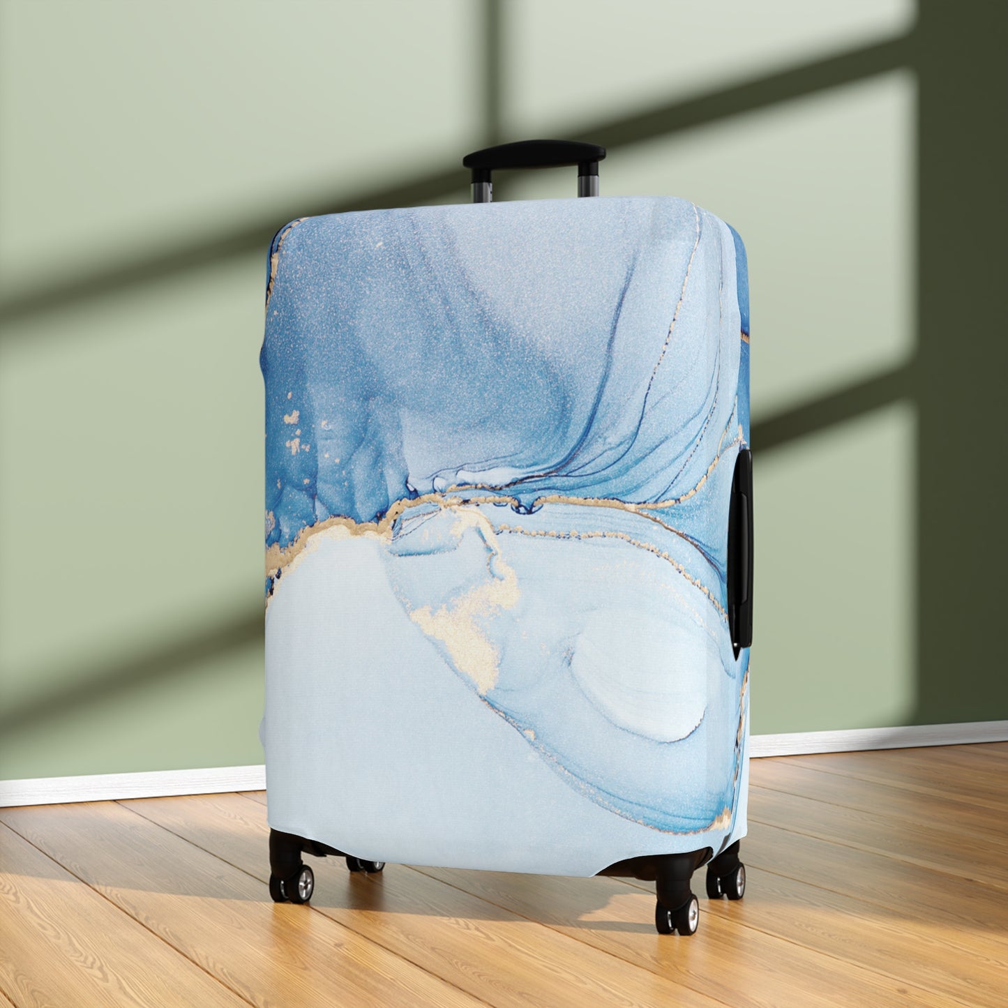 Luggage Cover – Blue Agate
