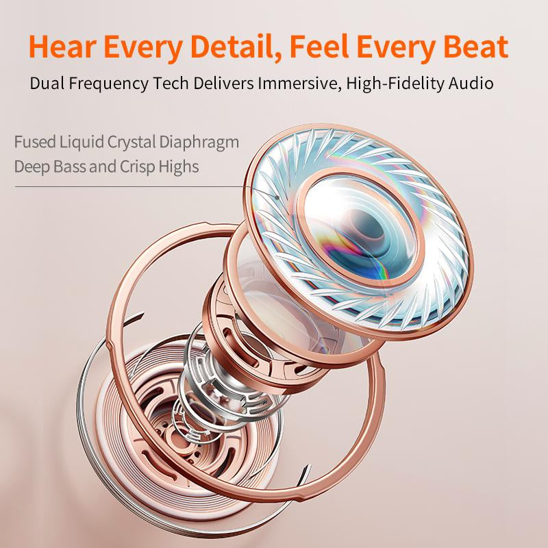 Long-Play Open-Ear Clip-On Butterfly Earbuds: Kinglucky, HiFi, for Apple & Samsung