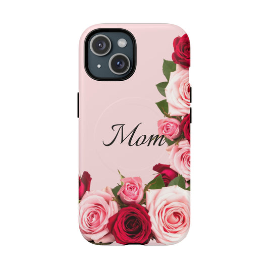 Protective Magnetic Phone Case – Mom’s Rose Bouquet