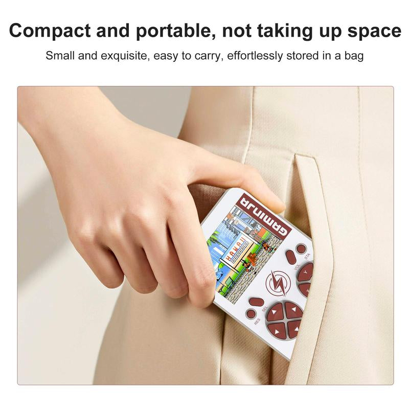 YLW Mini Handheld Game Player, Portable Retro Video Console, 2.4 Inch Color Screen Games Consoles, Handheld Games Consoles