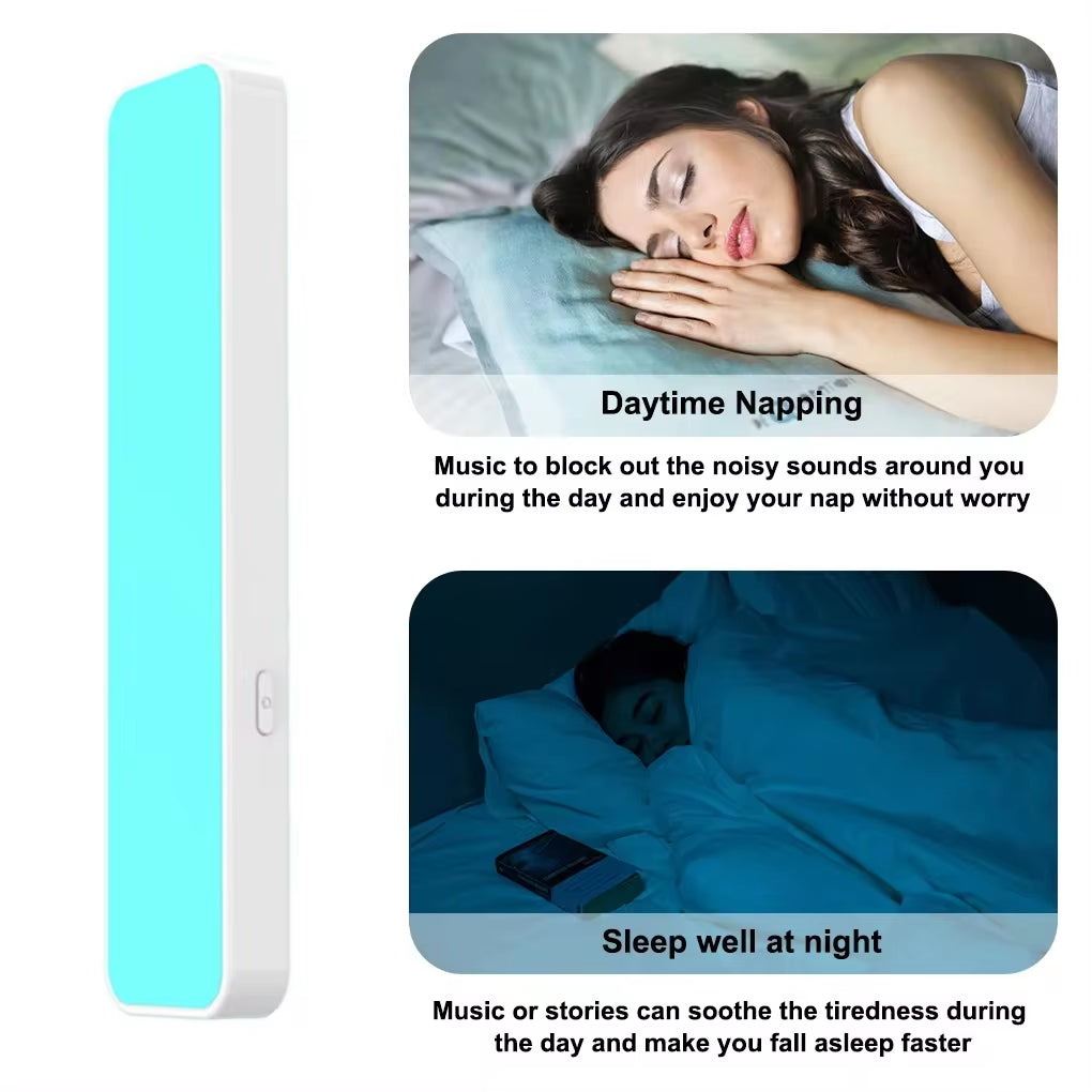Bone Conduction Music Box: Wireless Bluetooth Speaker with Stereo Bass for Under Pillow Sleep & Travel