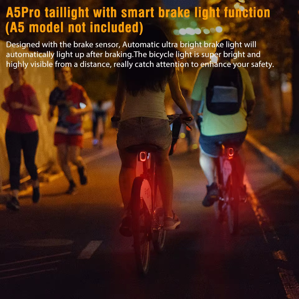 Anti-Theft Bike Alarm: Brake Light, Remote, Waterproof