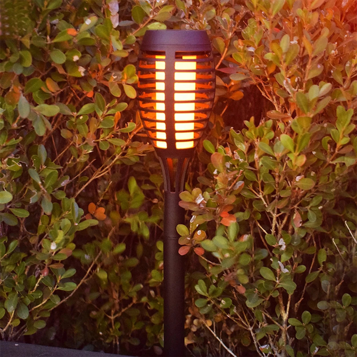 Solar Lights for Outdoor Torch Path Decor Landscape Lighting, Flickering Flame Waterproof, 8 Pack