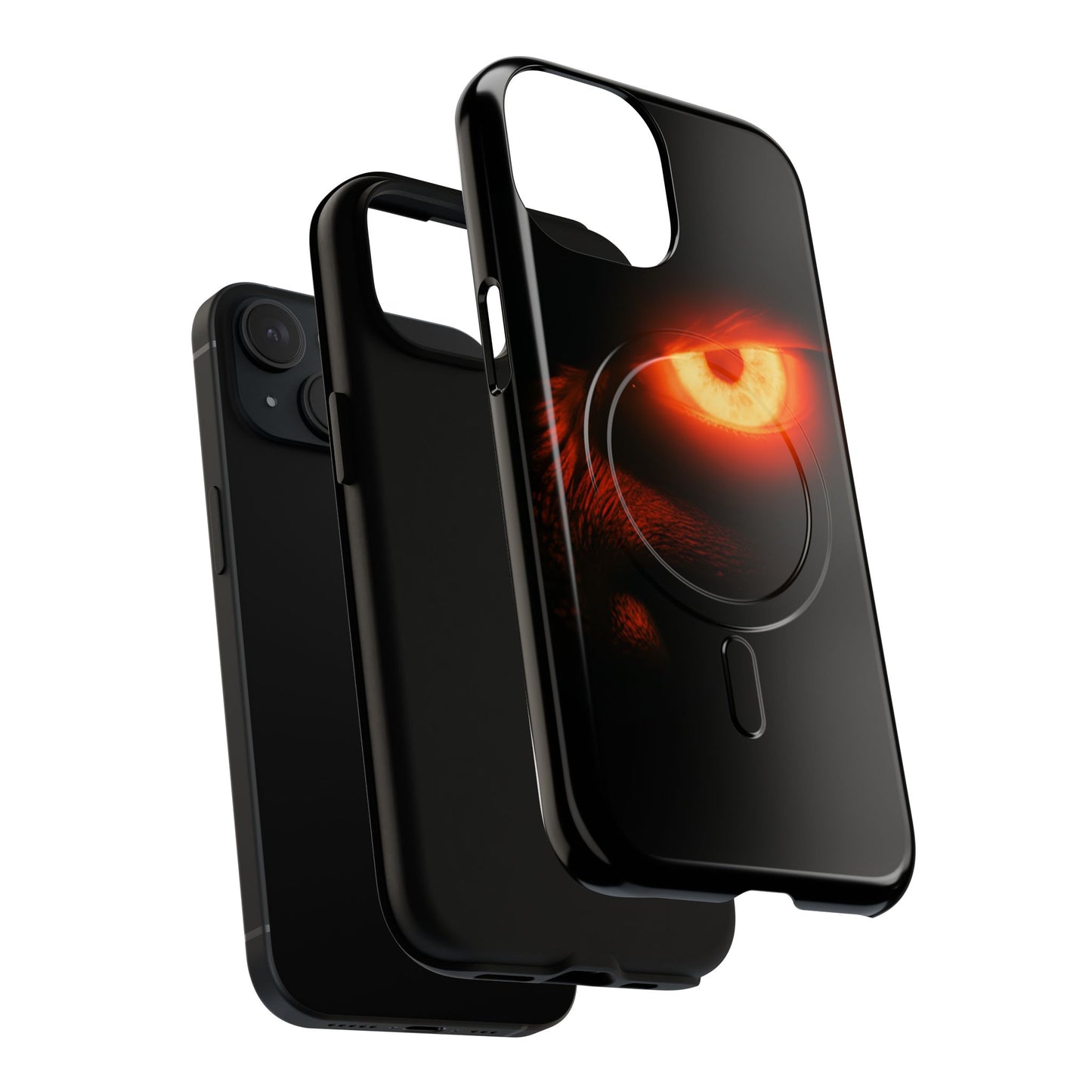 Protective Magnetic Phone Case – Blazing Monster Eyes