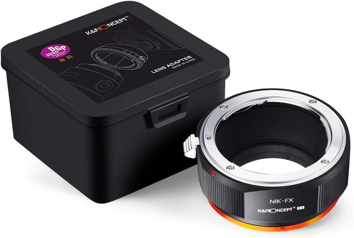 Lens Mount Adapter for AI/F Mount Lens to Fujifilm X Series Mirrorless FX Mount Camera Adapter with Matting Varnish Design for Fuji XT2 XT20 XE3 XT1 X-T2