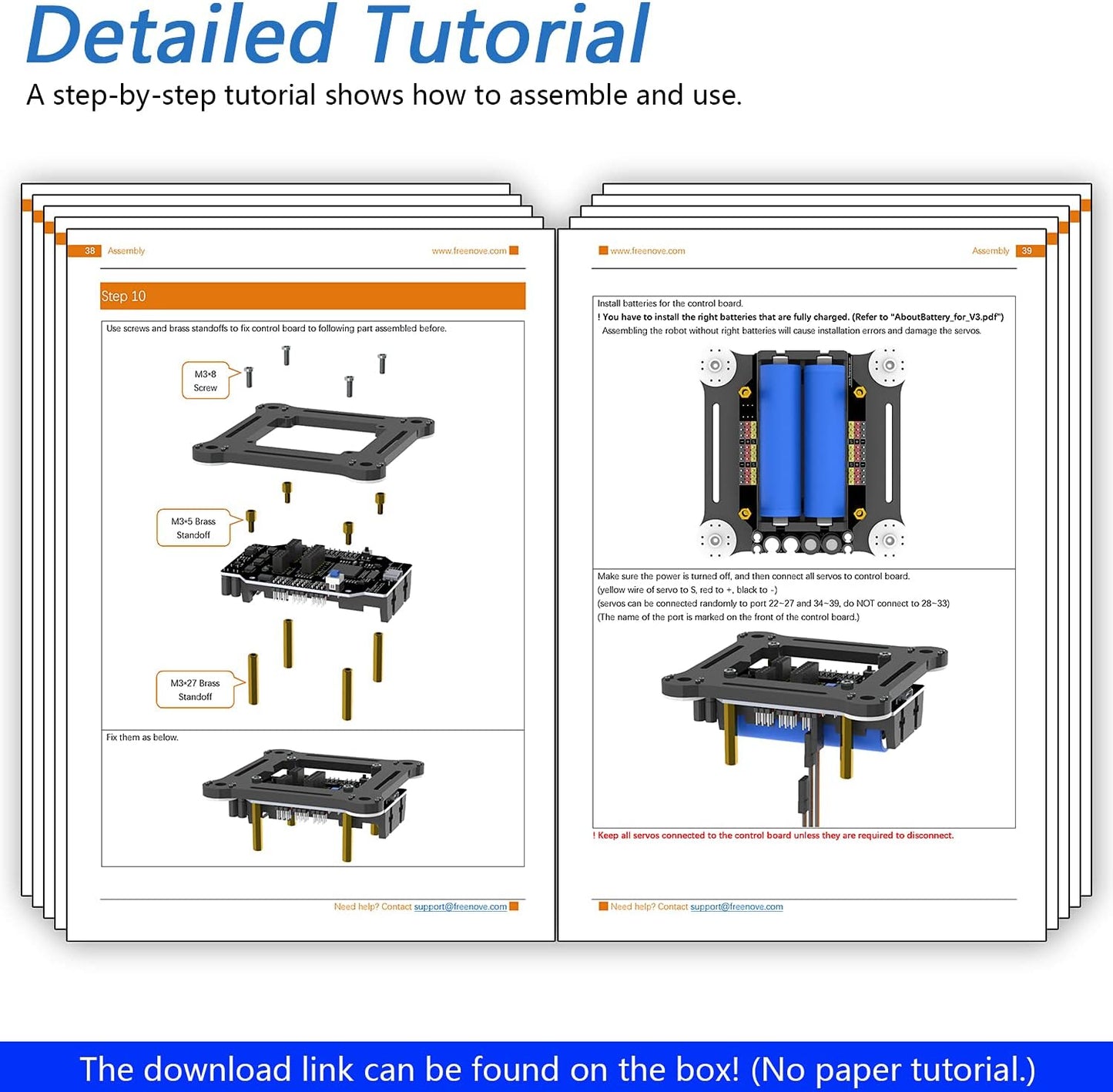 Arduino Quadruped Robot Kit: Remote, App Control, Walking/Crawling/Twisting