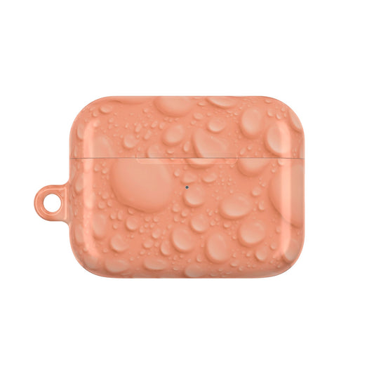 Earbud Case Cover – Apricot Rain