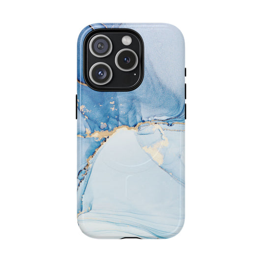 Protective Magnetic Phone Case – Blue Agate