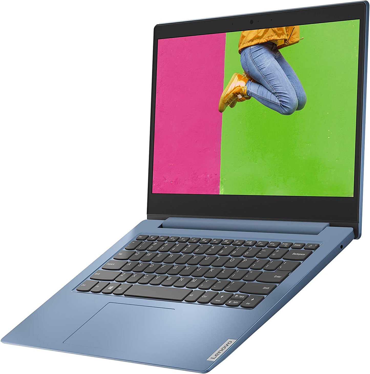 Ideapad 1 Laptop, 14.0" HD Display, Intel Celeron N4020, 4GB RAM, 64GB Storage, Intel UHD Graphics 600, Windows 11 in S Mode, Ice Blue