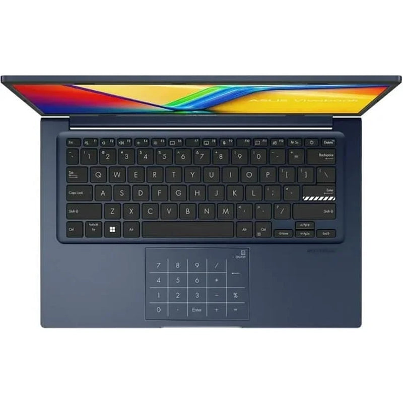 Vivobook 14 in Laptop, Intel Core I3 1315U, 8GB RAM, 128GB SSD, Quiet Blue