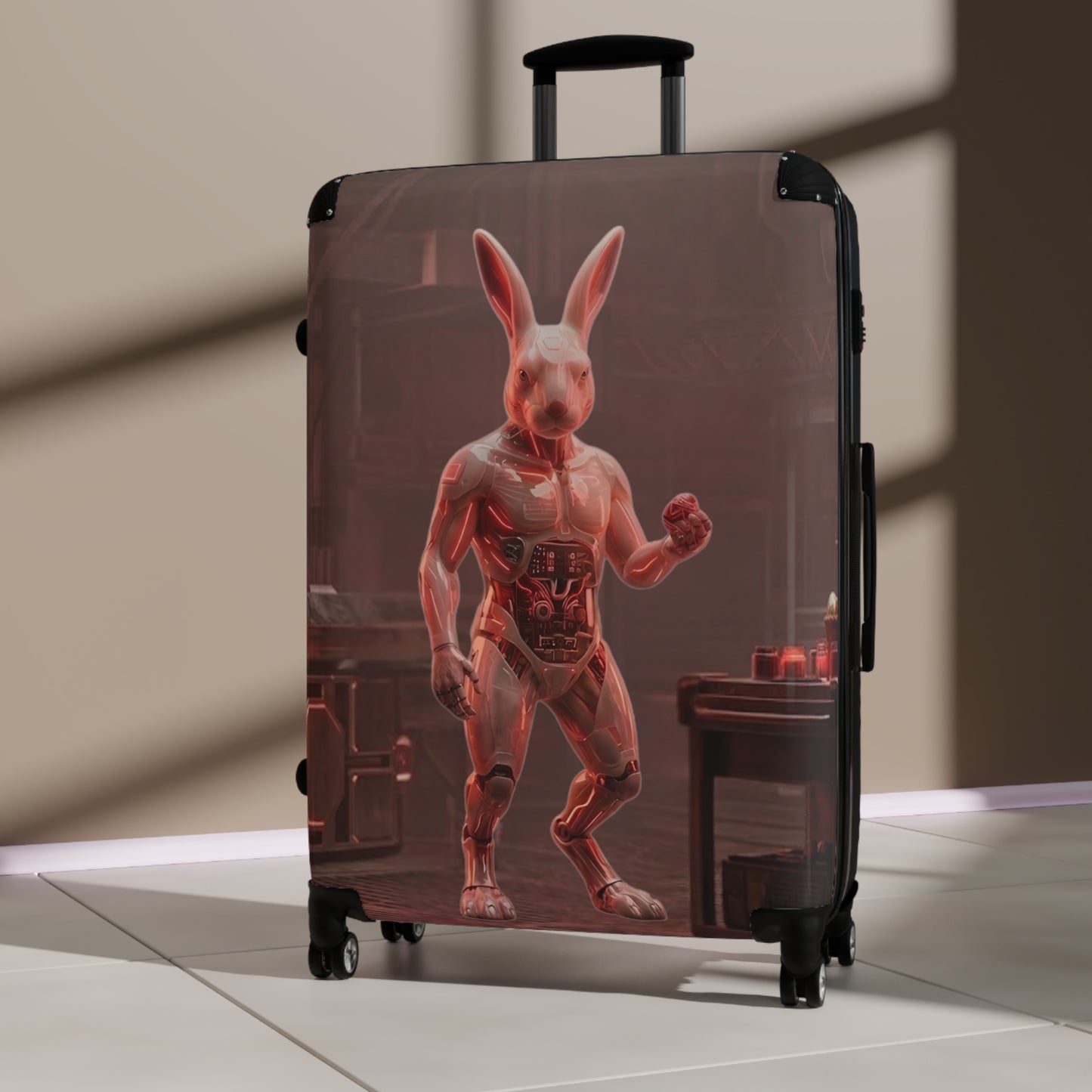Hardshell Suitcase – Cyber Bunny