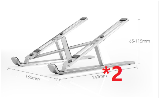 Portable Laptop Stand with Cooling Fan - Adjustable Ergonomic Desk Stand for Better Airflow