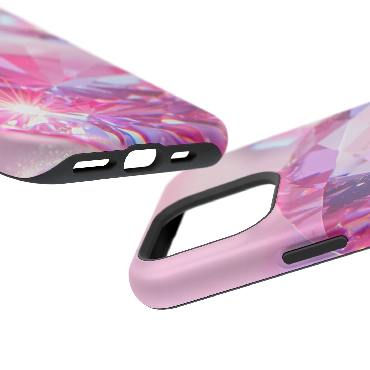 Wireless-Charging Compatible Case – Pink Ice