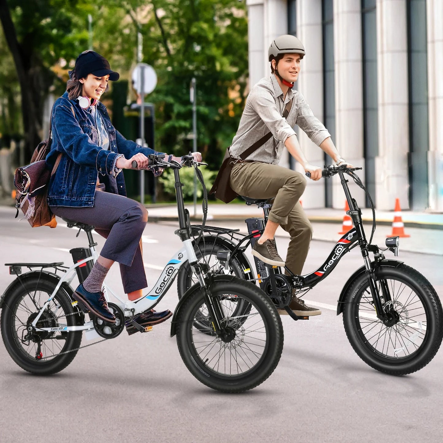 500W Fat Tire Electric Bike: 48V 10.4Ah, 20" Foldable