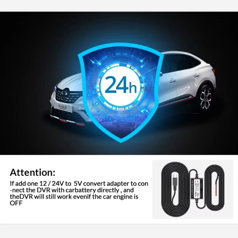 10-Inch for Car Touch Screen Video Recorder Rearview Mirror Dash Cam Front and Rear Camera Mirror DVR (Rear Camera Optional)