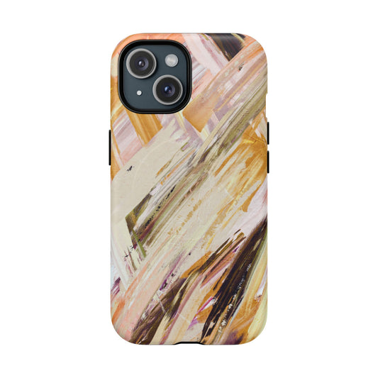 Protective Magnetic Phone Case – Brush & Bronze
