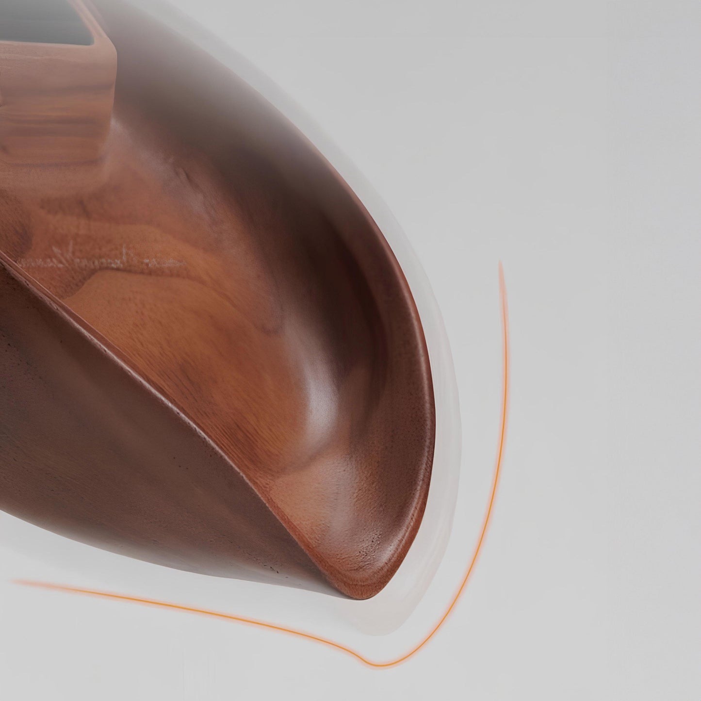 Electronic Walnut Coffee Scale - Precision Weighing with Leaf Design