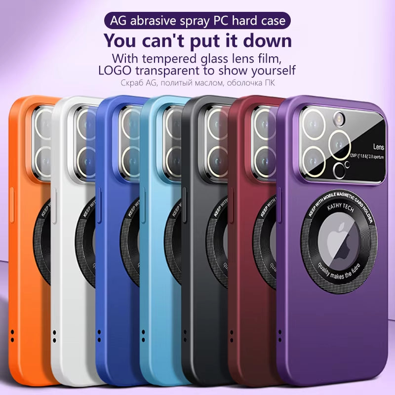 Seamless Wireless Charging & Camera Defense: Luxury Matte MagSafe Case for iPhone 15/14/13/12/11 Pro Max Plus