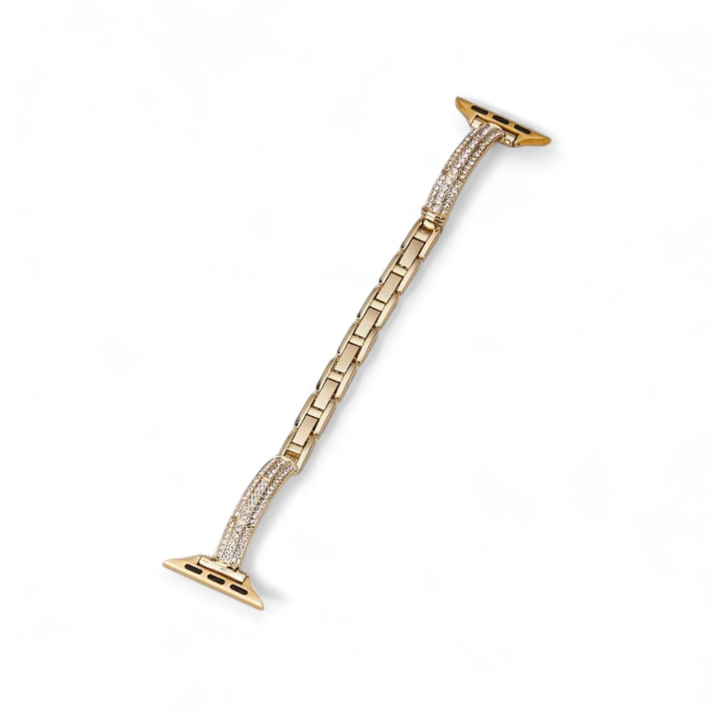 Sparkling Diamond Apple Watch Band: Slim, Stainless Steel, Series 1-Ultra