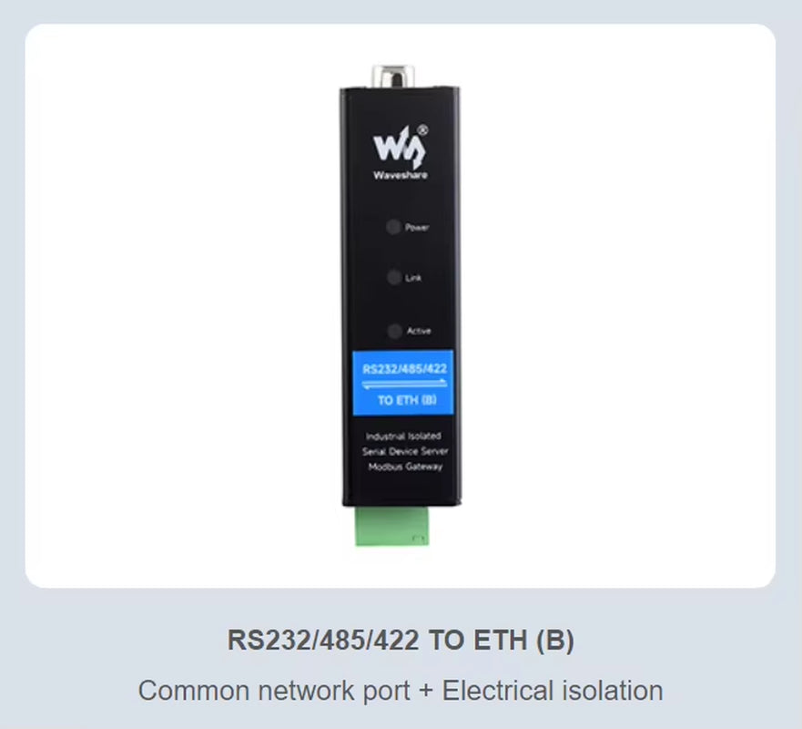 Poe Optional Metal Alloy Industrial Serial Server RS232 RS422 RS485 to RJ45 Ethernet TCP/IP to Serial Server