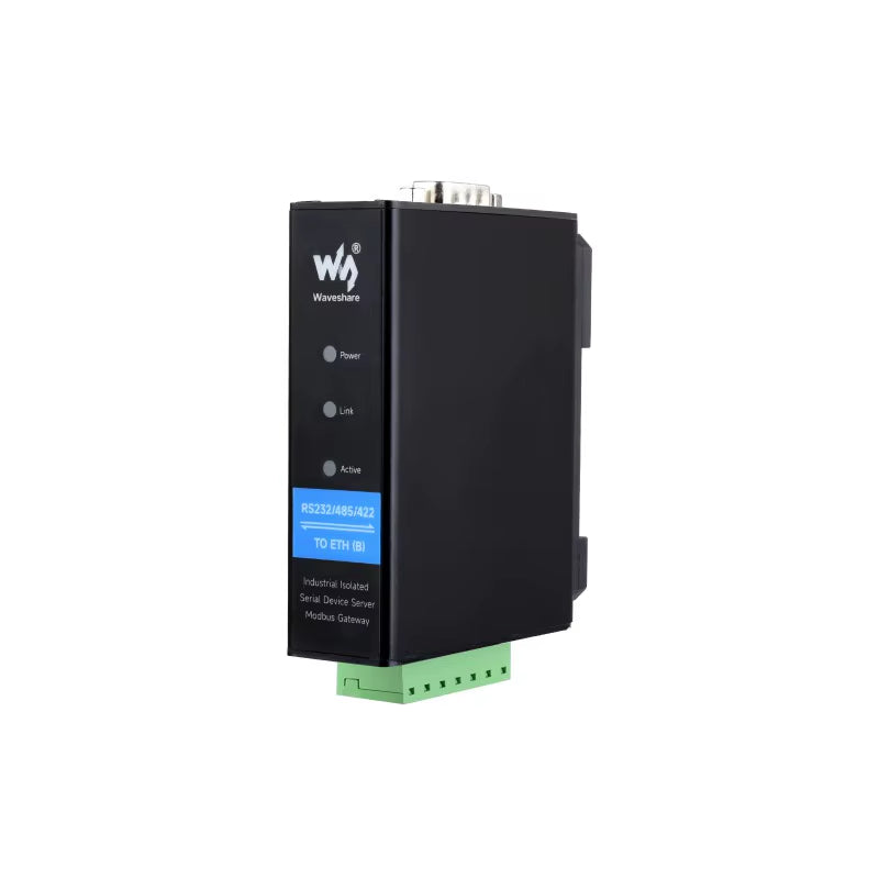 Poe Optional Metal Alloy Industrial Serial Server RS232 RS422 RS485 to RJ45 Ethernet TCP/IP to Serial Server
