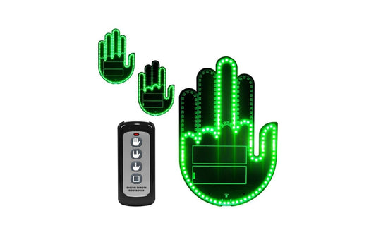 Car Gesture Light: LED Windshield Display, Express Driving Emotions