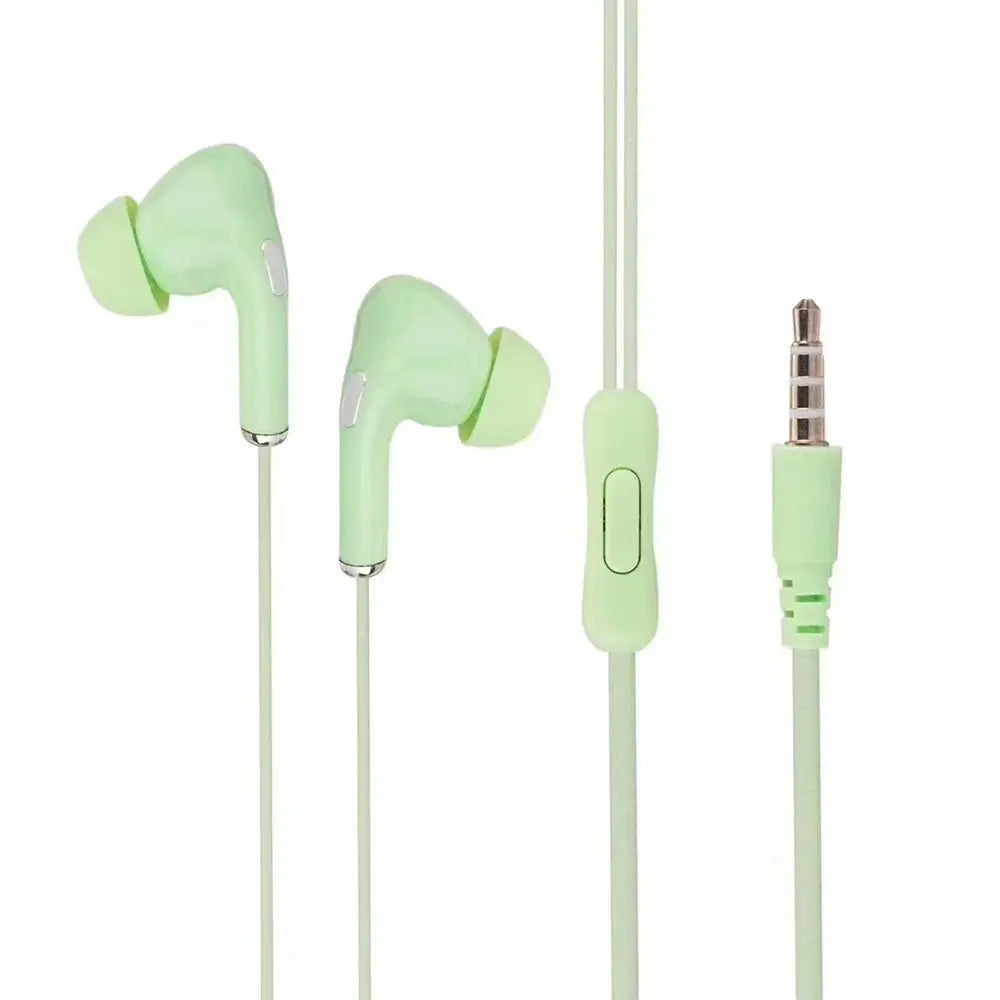 High Definition Wired Earphone 3.5Mm In-Ear Control Portable Sport Wired Headset with Mic Wired Headphones for Mobile Phones