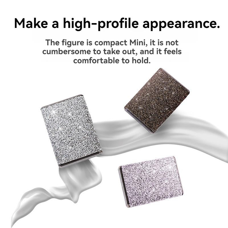 10000mAh Bling Portable Charger: USB-C Cable, iPhone & Android Compatible