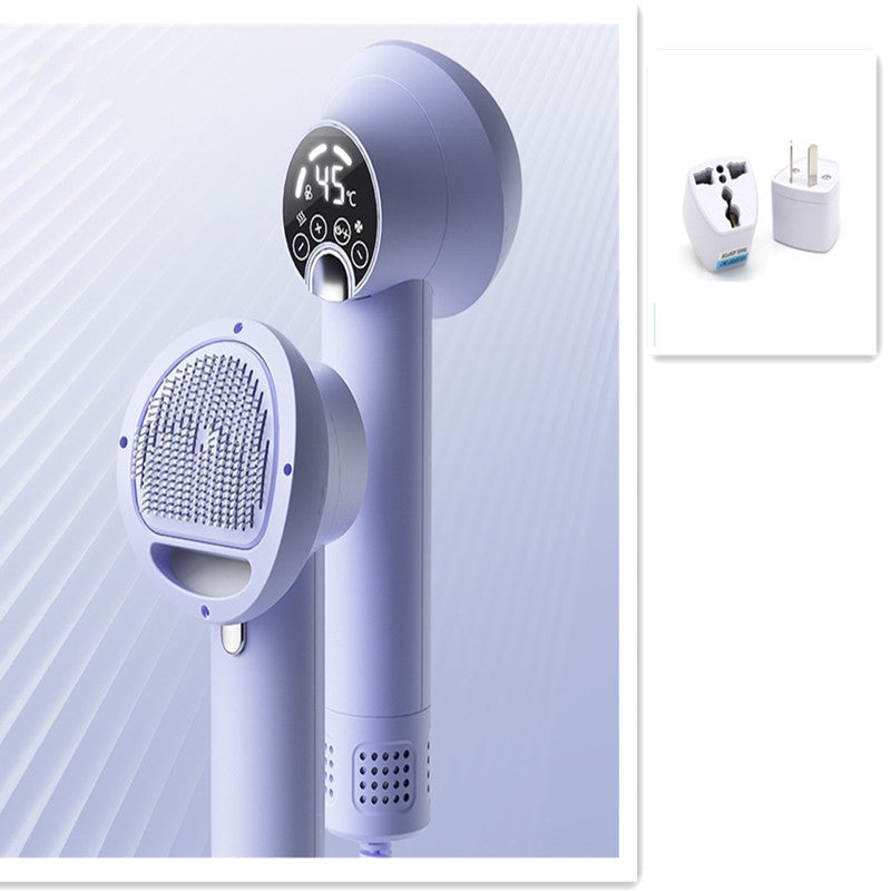 Smart Pet Hair Dryer - Silent Grooming Blow Dryer with Comb for Dogs & Cats (Safe & Gentle)