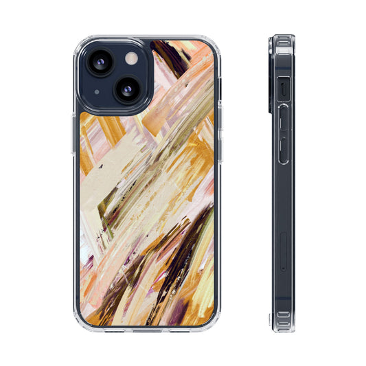 Clear Magnetic Phone Case – Brush & Bronze