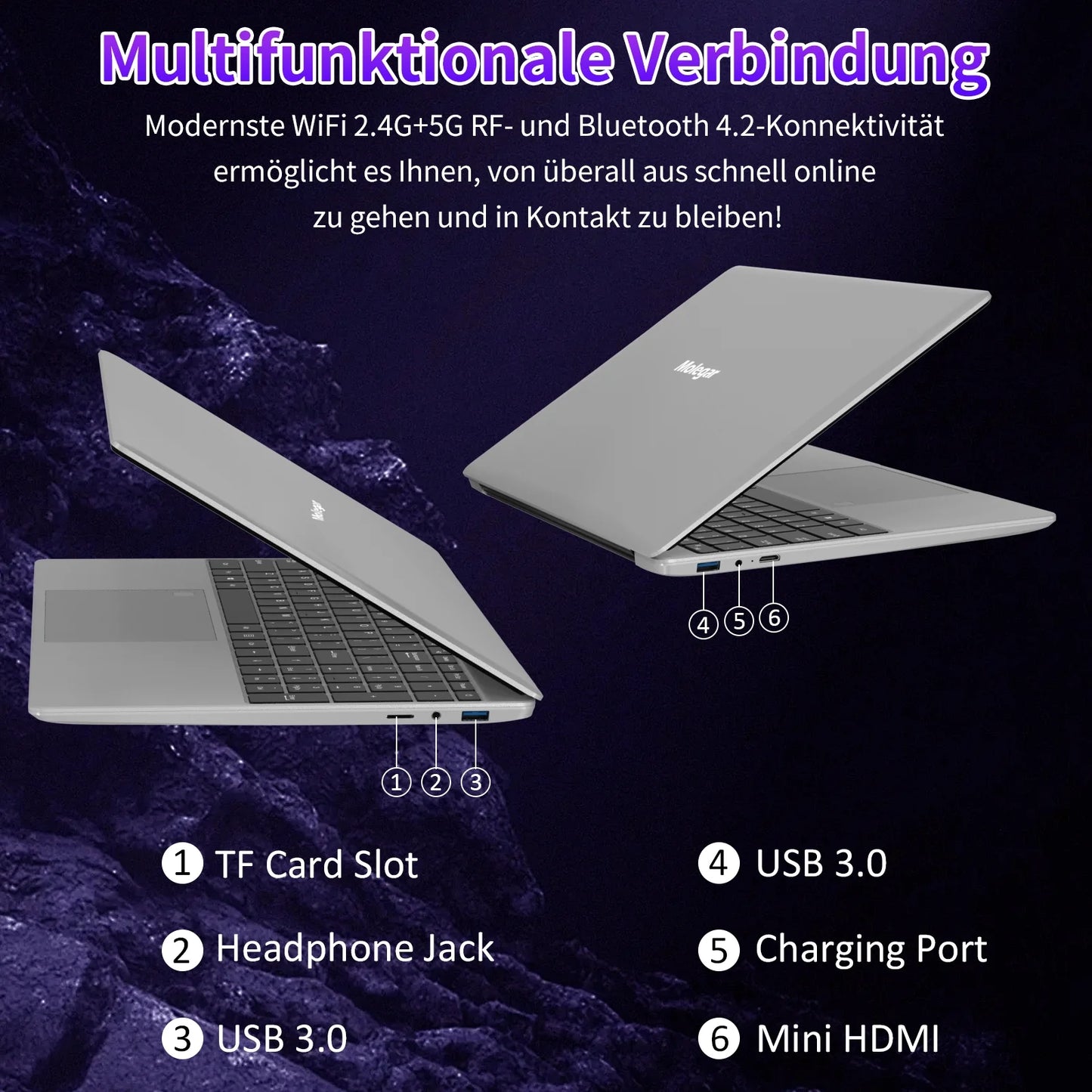 " 15.6"" Laptop, Intel Gen N95, 16GB RAM, 1TB Storage, FHD Display, Fingerprint Reader, Backlit Keyboard"