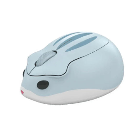 Cute Cartoon Wireless Mouse USB Optical Computer Mini Mouse 1600DPI Hamster Design Small Hand Mice for Laptop Computer