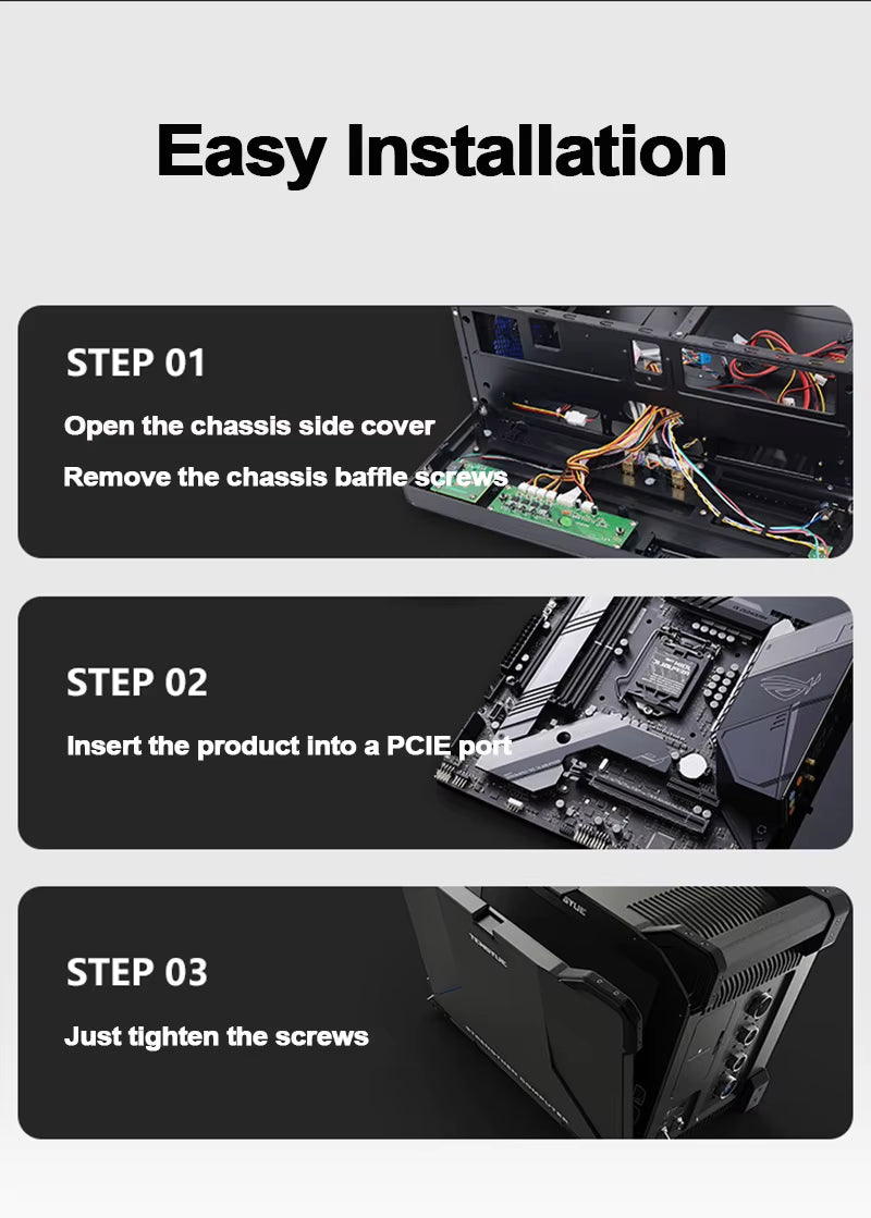 5Gbps Pcie to RJ45 Network Card RTL8126 Chip Gigabit Ethernet PCI Express Network Card for Desktop