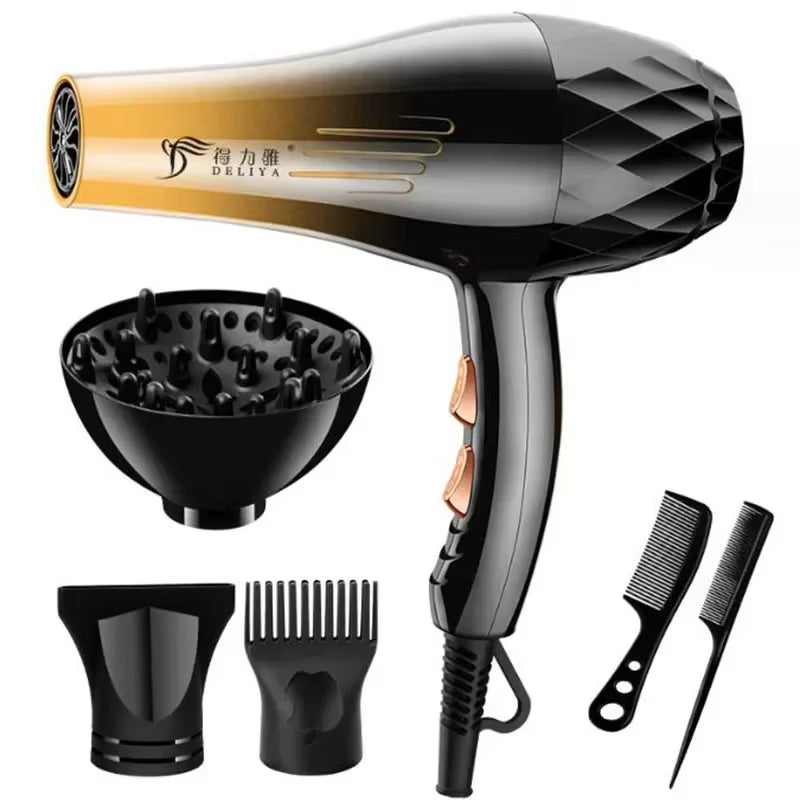 Hair Dryer Professional 1200W/2200W Gear Strong Power Blow Hair Dryer Brush for Hairdressing Barber Salon Tools Hair Dryer Fan